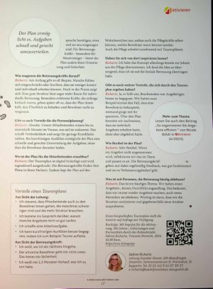 Vorschauseite 2: „Struktur schafft Orien tierung und Entlastung“