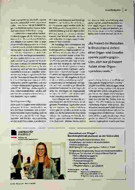 Vorschauseite 2: Kein Systemwechsel: Widerspruchslösung bei Organspende ist gescheitert.