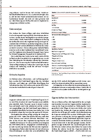 Vorschauseite 4: Einflussfaktoren bei der Implementierung von Expertenstandards in der Pflege