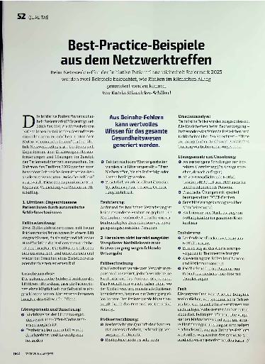 Vorschauseite 1: Best-Practice-Beispiele aus dem Netzwerktreffen