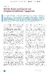 Vorschauseite 1: Auf der Suche nach Spuren von zivilgesellschaftlichem Engagement