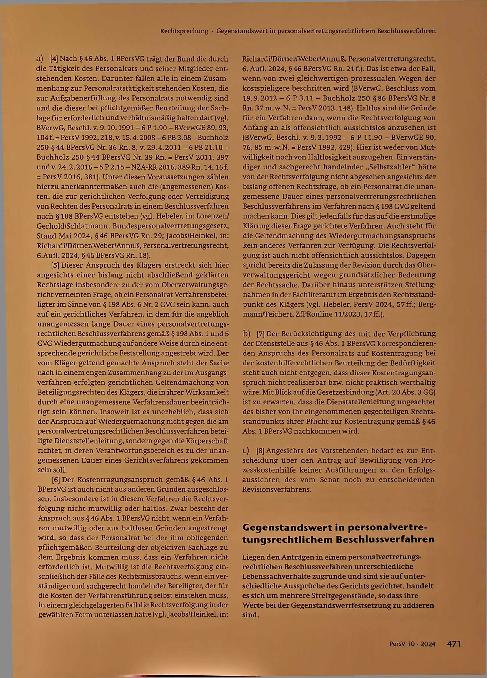 Vorschauseite 2: Zum Personalvertretungsrecht