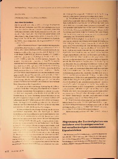 Vorschauseite 3: Zum Personalvertretungsrecht