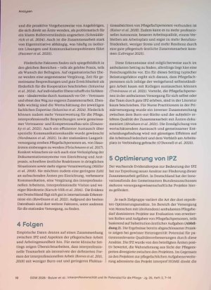 Vorschauseite 4: Interprofessionalität und ihr Potenzial für die Pflege