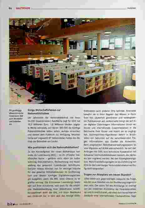 Vorschauseite 4: Eine Bibliothek inmitten von Bürokraten und Bankern