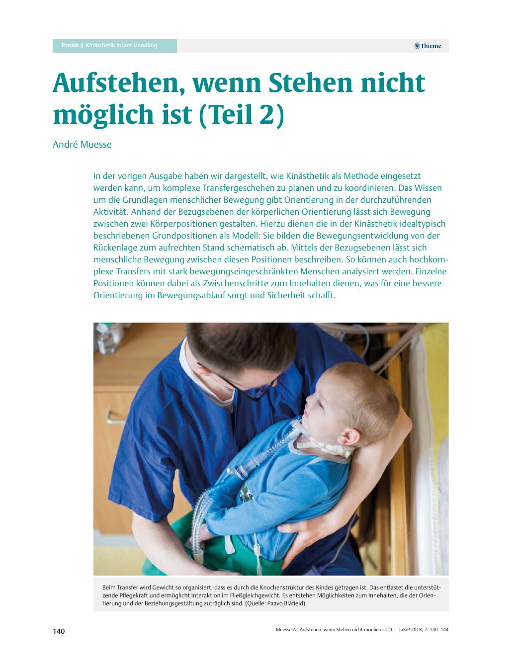 Vorschauseite 1: Aufstehen, wenn Stehen nicht möglich ist (Teil 2)