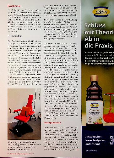 Vorschauseite 3: Schluss mit der Schwindelei Moderne Diagnostik bei vestibulärer Hypofunktion