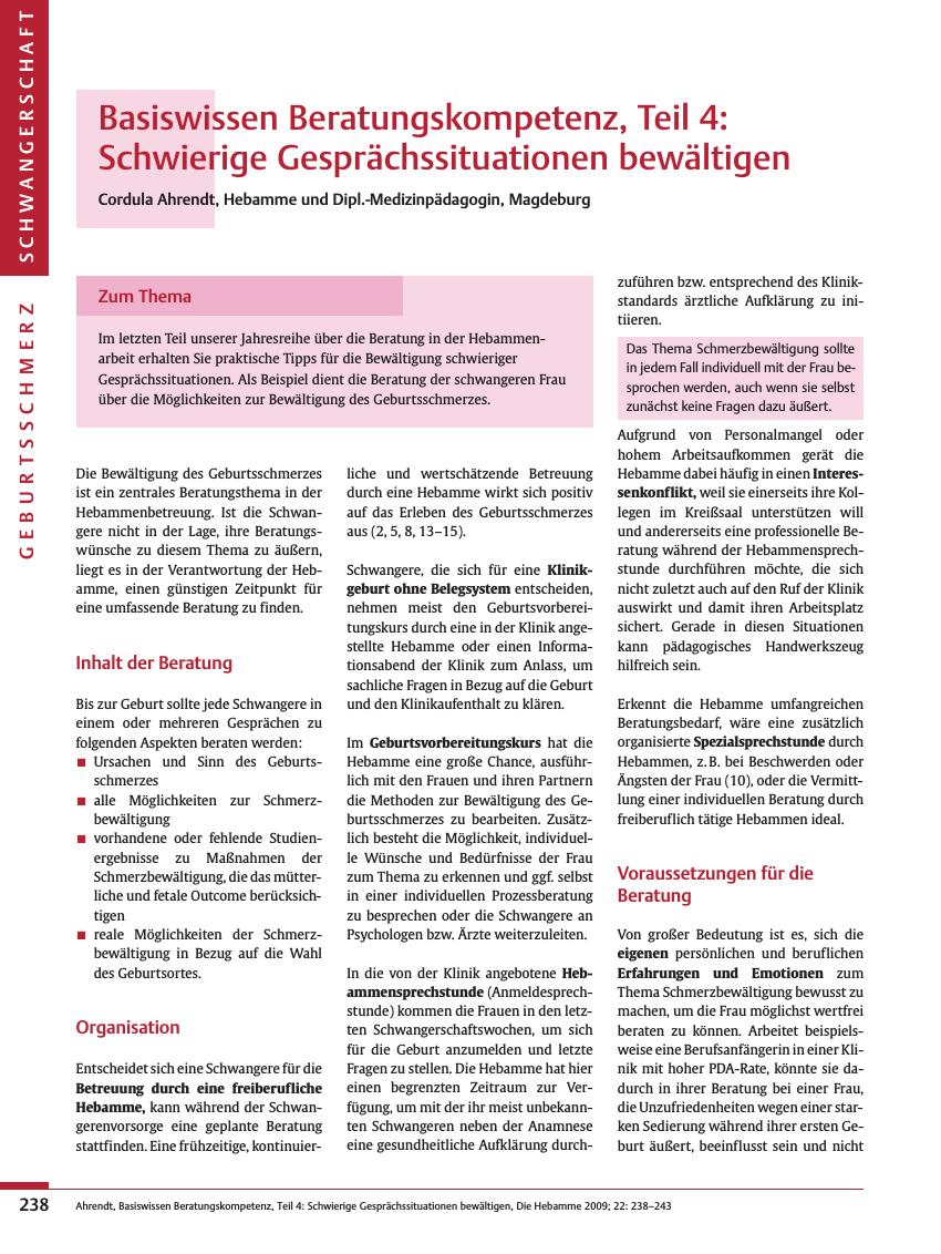 Vorschauseite 1: Basiswissen Beratungskompetenz, Teil 4: Schwierige Gesprächssituationen bewältigen