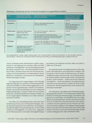 Vorschauseite 5: Renaissance der Selbstbeteiligung: die Kontaktpauschale