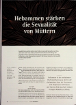 Vorschauseite 1: Hebammen stärken die Sexualität von Müttern.