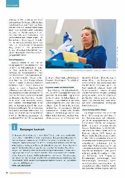 Vorschauseite 3: Hautschutz im Betrieb richtig kombinieren