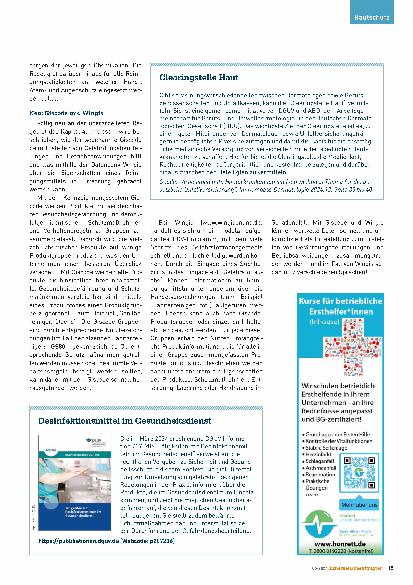 Vorschauseite 4: Hautschutz im Betrieb richtig kombinieren