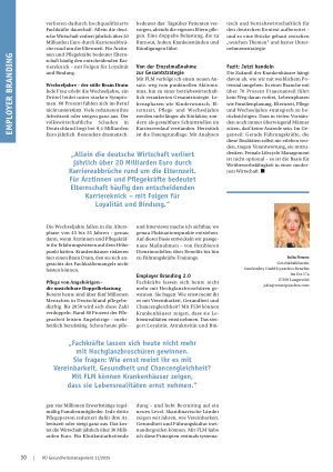 Vorschauseite 2: Female Lifecycle Management Der unterschätzte Schlüssel gegen Fachkräftemangel in Kliniken