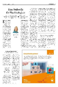 Vorschauseite 1: Eine Stabsstelle für Nachhaltigkeit