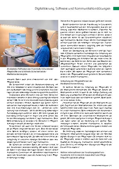 Vorschauseite 2: Thrombosen vermeiden und Pflegekräfte entlasten