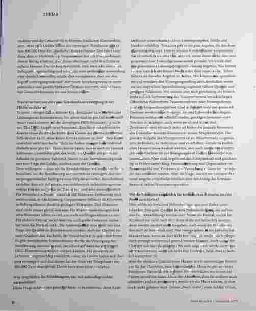 Vorschauseite 2: Das DRG-System würde genügen.