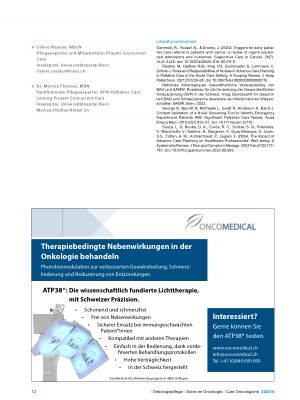 Vorschauseite 4: Gesundheitliche Vorausplanung Es ist nie zu früh – aber oft zu spät