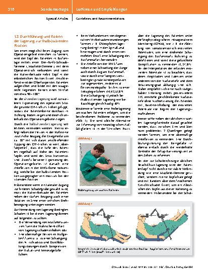 Vorschauseite 3: Empfehlung Perioperatives anästhesiologisches Management bei neurochirurgischen Operationen in sitzender oder halbsitzender Position