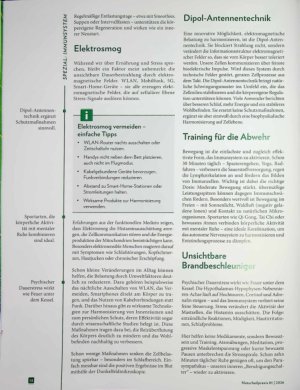 Vorschauseite 3: Ein Abwehrfeuerwerk Wie Vitalstoffmängel und Elektrosmog das System überfordern