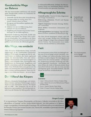 Vorschauseite 4: Ein Abwehrfeuerwerk Wie Vitalstoffmängel und Elektrosmog das System überfordern