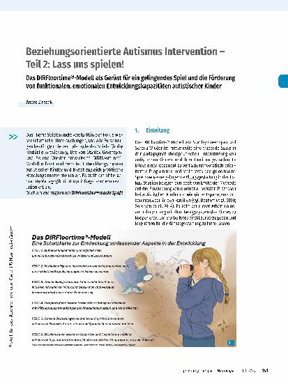 Vorschauseite 1: Beziehungsorientierte Autismus Intervention - Teil 2: Lass uns spielen!