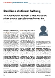 Vorschauseite 1: Resilienz als Grundhaltung