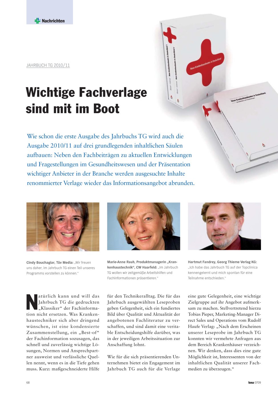 Vorschauseite 1: Wichtige Fachverlage sind mit im Boot
