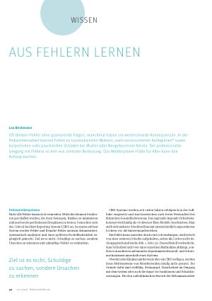 Vorschauseite 1: Aus Fehlern lernen