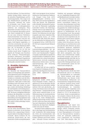 Vorschauseite 4: Post-Reanimationsbehandlung bei Kindern – Umsetzung der ERC-Leitlinien in der klinischen Praxis