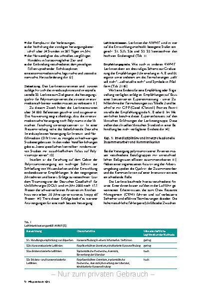 Vorschauseite 3: Schwerstverletzte besser versorgen