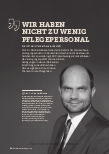 Vorschauseite 1: WIR HABEN NICHT ZU WENIG PFLEGEPERSONAL.