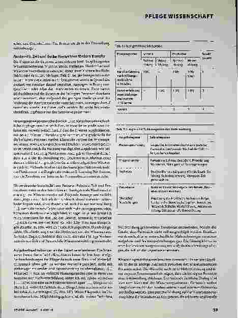 Vorschauseite 2: Wie erleben Pflegende die Auseinandersetzung mit Wissen?