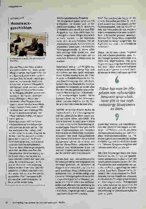 Vorschauseite 3: "«Pflege ist das Geschäftsmodell mit Zukunft»"