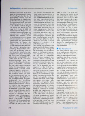 Vorschauseite 4: Zum Widerruf der Zulassung zur Schulfremdenprüfung - hier: Abschlussprüfung zum staat lich geprüften Kran kenpflegehelfer