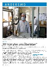 Vorschauseite 1: "Wir kämpfen ums Überleben."