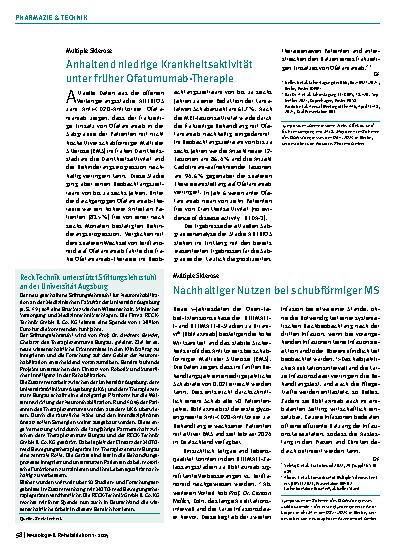 Vorschauseite 4: Parkinson-Krankheit OFF-Episoden effektiv überwinden mit innovativen Therapieoptionen