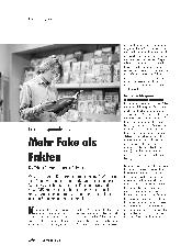 Vorschauseite 1: Ernährungsjournalismus: Mehr Fake als Fakten