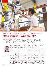 Vorschauseite 1: Schwerpunkt Safety & Security: Maschinenrichtlinie 2006/42/EG wird ersetzt. Was kommt - was bleibt?