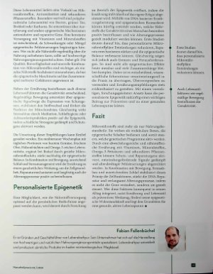 Vorschauseite 3: Der Erbgut-Schalter Wie Mikronährstoffe die Genaktivität lenken