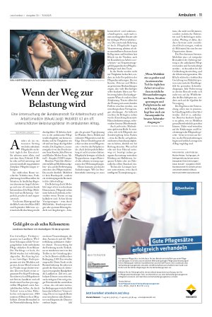 Vorschauseite 1: Wenn der Weg zur Belastung wird