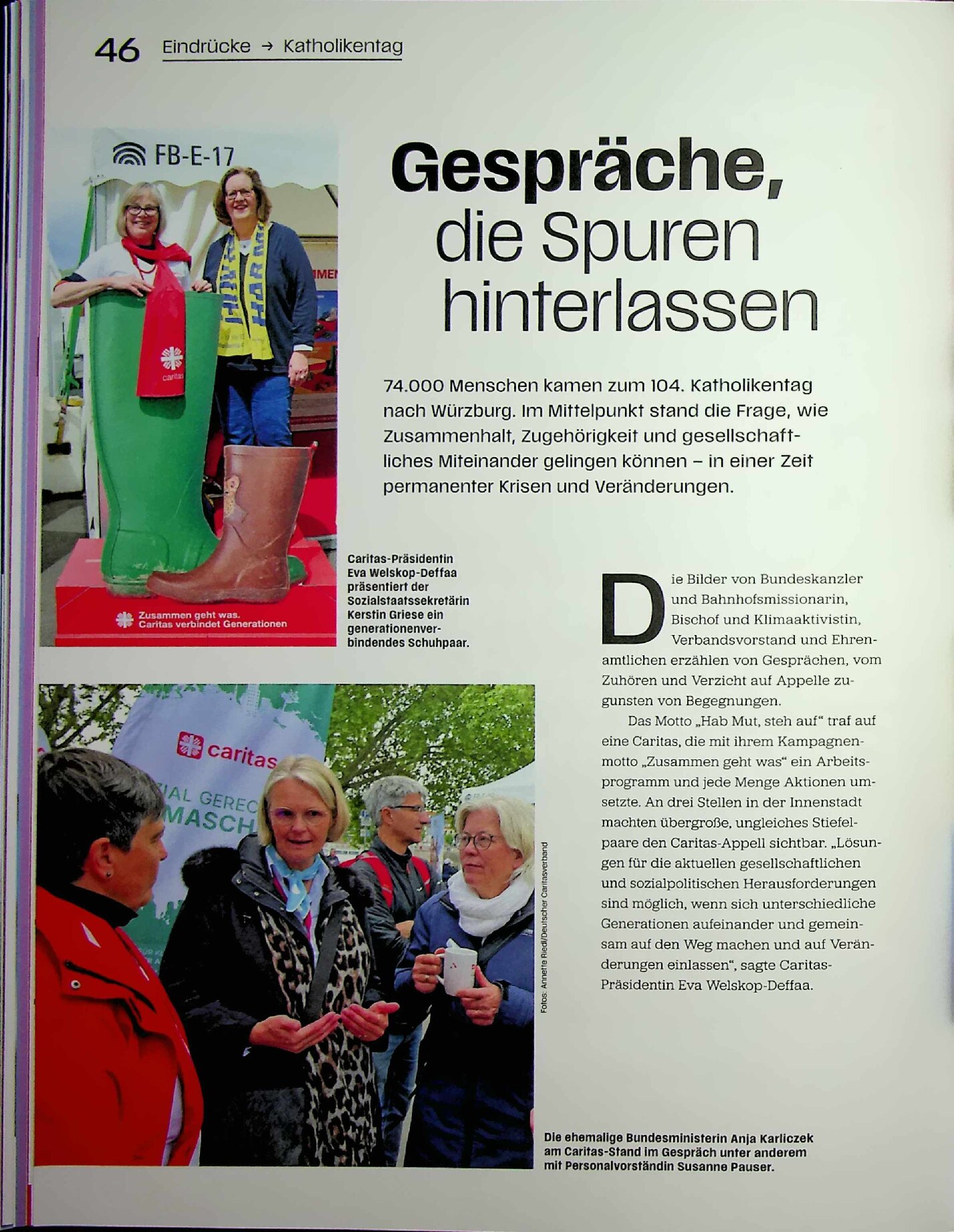 Vorschauseite 1: Gespräche, die Spuren hinterlassen