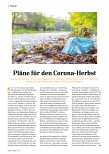 Vorschauseite 1: Pläne für den Corona-Herbst