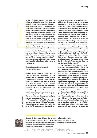 Vorschauseite 2: Ich pflege das, was ich bin.
