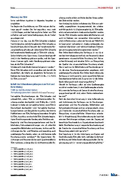 Vorschauseite 5: Textund Data-Mining für Forschungszwecke und Bibliotheken – KI in und durch Bibliotheken
