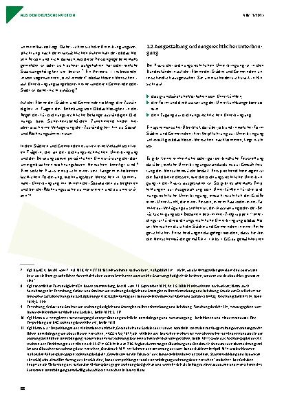 Vorschauseite 3: Schnittstellen zwischenordnungsrechtlicher Unterbringung von obdachlosen Menschen und den Hilfen gemäß §§ 67 ff. SGB XII ausgestalten