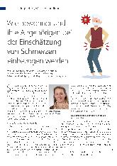 Vorschauseite 1: Wie Bewohner und ihre Angehörigen bei der Einschätzung von Schmerzen einbezogen werden.