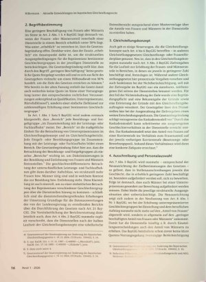Vorschauseite 2: Aktuelle Entwicklungen im bayerischen Gleichstellungsrecht