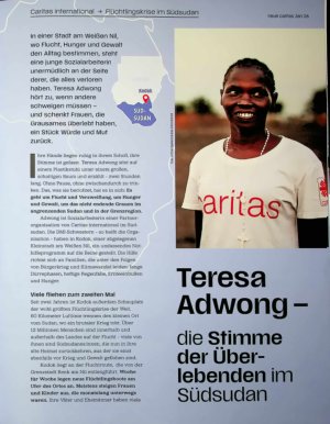Vorschauseite 1: Teresa Adwongdie Stimme der Über lebenden im Südsudan