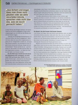 Vorschauseite 2: Teresa Adwongdie Stimme der Über lebenden im Südsudan