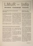 Vorschauseite 1: Informationen; Pressemeldungen; Presseschau